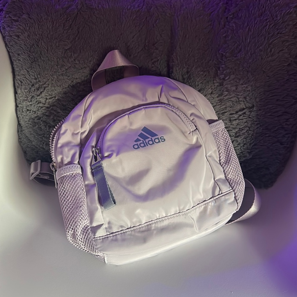 Adidas mini backpack pastel purple